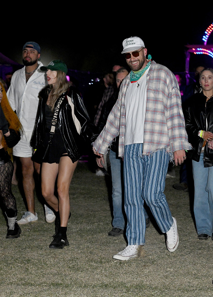 Coachella celebrity outfits Taylor and Travis