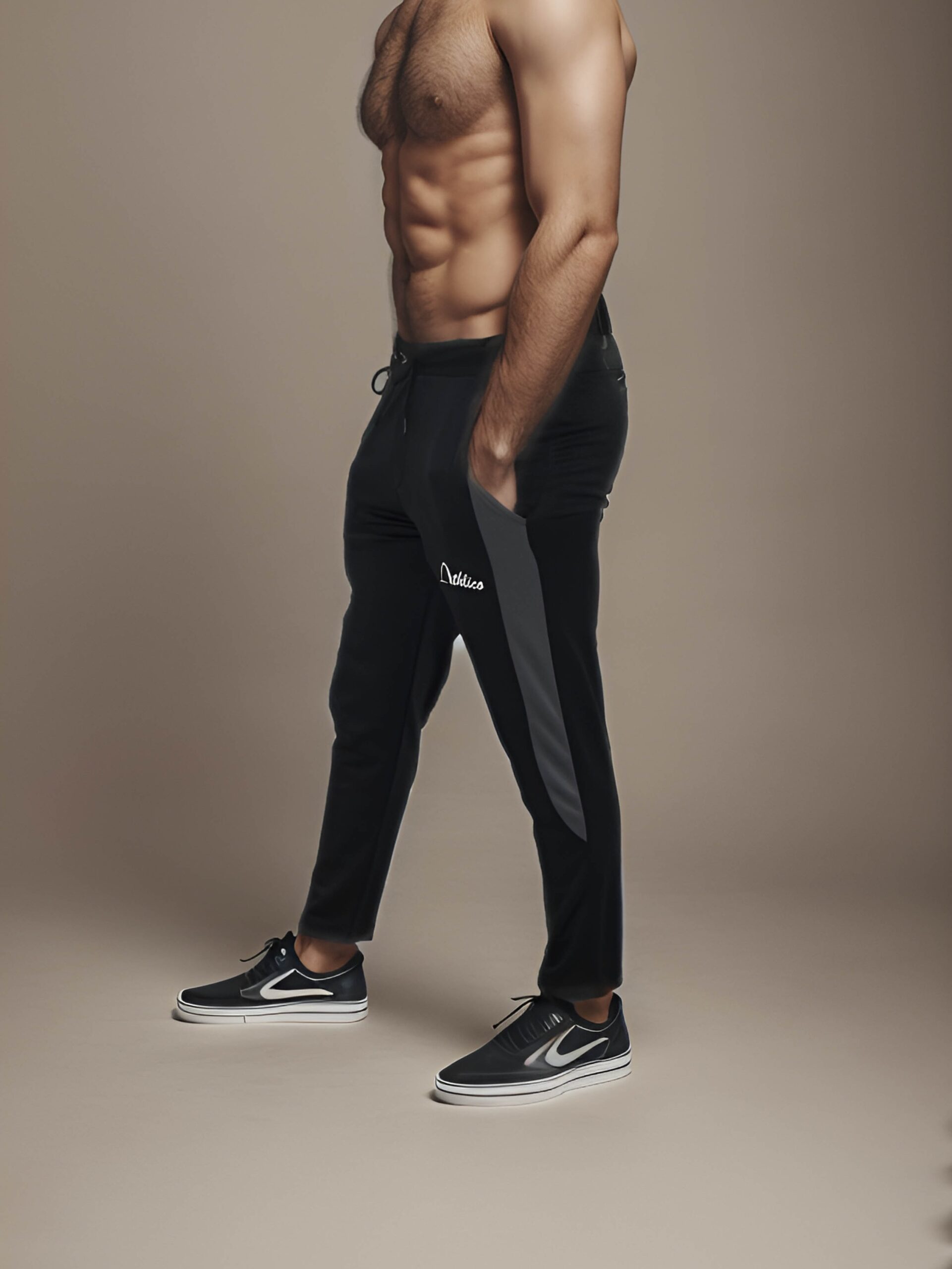 gym trousers black 