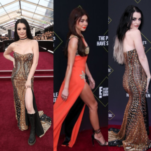 Josephine Langford hot red carpet dresses