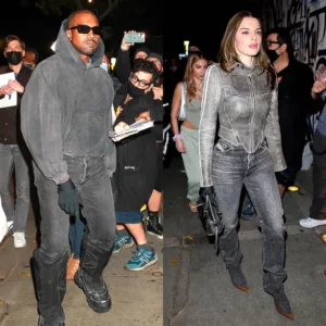 Julia Fox and Kanye West