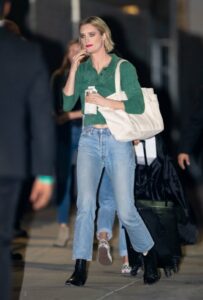 Mackenzie Davis in denim