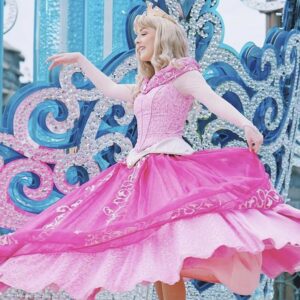 Peyton in the Disney Princess Look