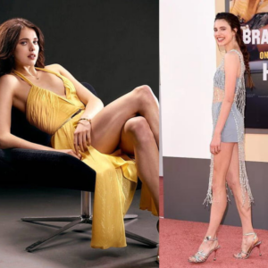 Margaret Qualley stylish red carpet dresses