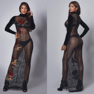 Isabel May hot sheer dress