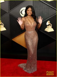 Golden Goddess: Halle Bailey Dresses