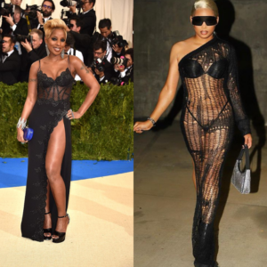 Mary J Blige in hot daring dresses