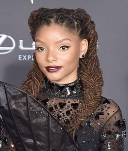 Halle Bailey hairstyles hot and braided