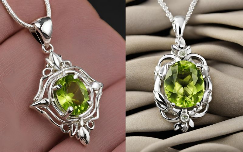 peridot jewelry pendants
