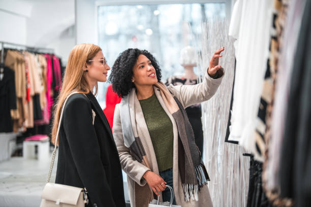 two women doing their Weekend Fashion shopping