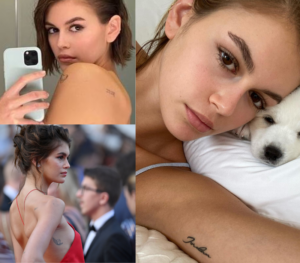 Kaia Gerber's Tattoo hot for you