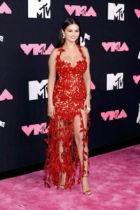 selena-with-a-red-dress