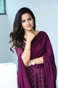 vaishnavi-in-a-purple-dress