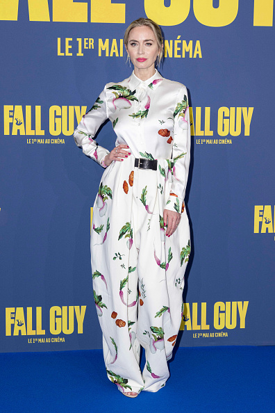 Emily Blunt at Fall Guy in Paris