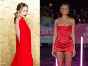 Margot Robbie/ Margot Robbie Red Hot Gown