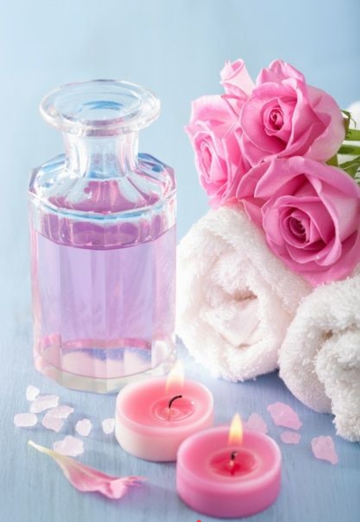 radiant skin with skincare rosewater