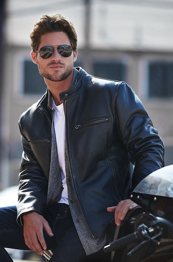 classic leather jackets for men