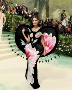 MET Gala 2024: Demi Moore in custom Harris Reed