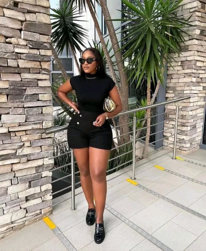 casual shorts with stylish shoes