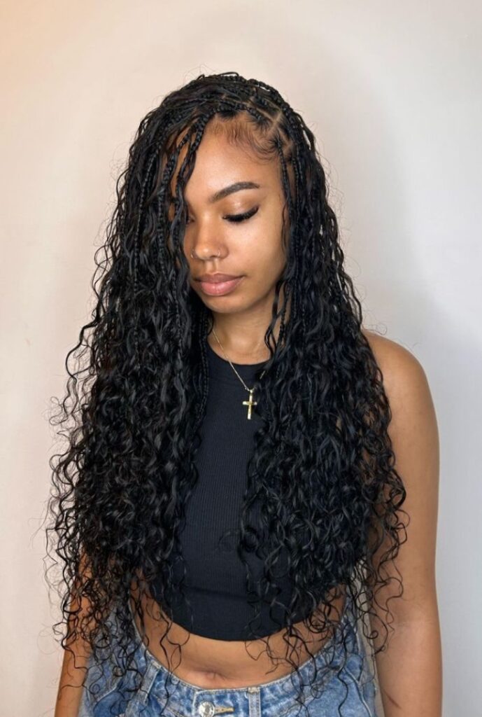 Bohemian braids low upkeep