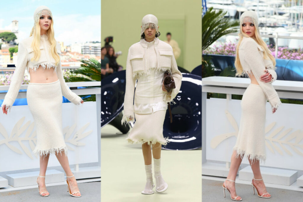 Anya Taylor-Joy Stuns in Jil Sander’s Cropped Suit at the “Furiosa: A Mad Max Saga” Photocall 2024 at the Cannes Film Festival