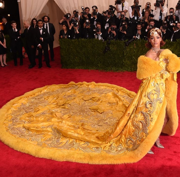 Rihanna fashion Met Gala 2015