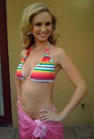 Fiona Gubelmann Bikini neon bikini