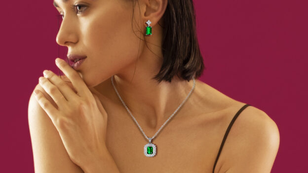 Emerald Jewelry Pendant Necklaces