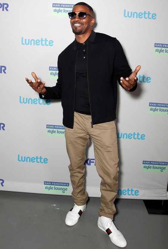 Simple Casual Jamie Foxx Outfits