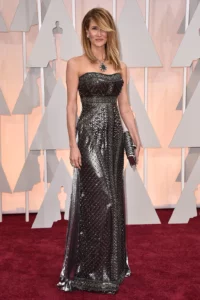 Laura Dern looking stunning in a red carpet dress
