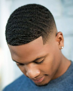 #Curly Top Men's Haircut