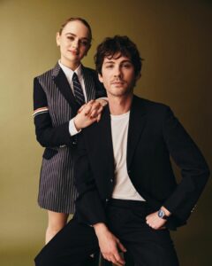 Logan Lerman hot outfit