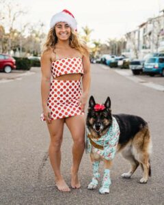 Demi Bagby slaying mini dress