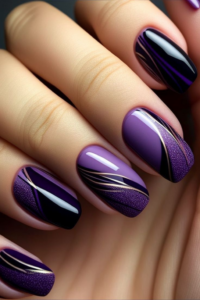 purple gel nail polish 