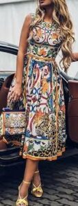 summer 2024 fashion trends print dress