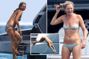 Kate Moss beach moments