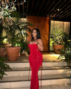 Miracle Watts sexy dress