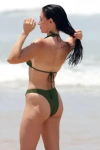 alison brie floral bikini