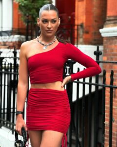  Kate Moss sexy red dress