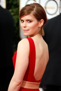 Kate Mara sexy red gown