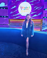 Danielle Fishel night mini dress matched with white top