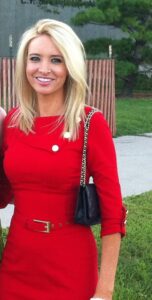 Kayleigh McEnany red jumpsuit