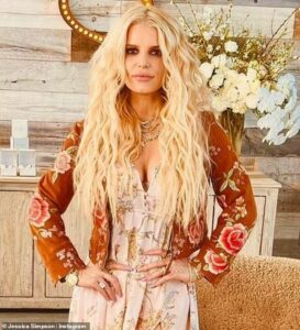 Jessica Simpson polkja dot dress