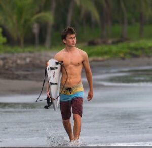 Skyler Gisondo beach side skating moments