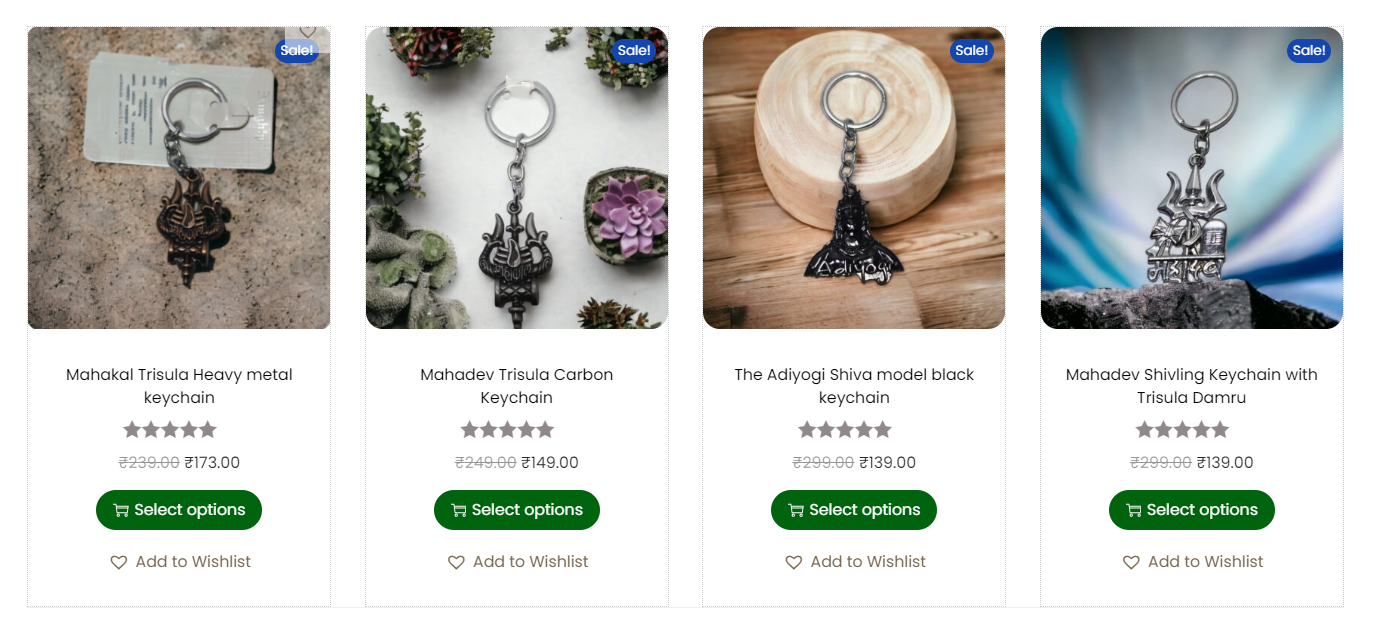 Mahakal Shiv Keychain