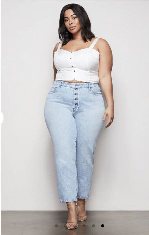 Plus size Fashion Jeans