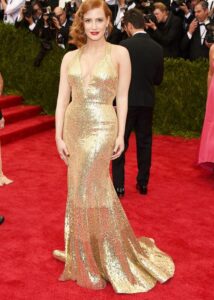 Mikayla Demaiter silver dress