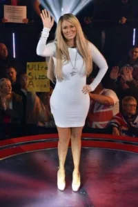 Jenna Jameson red carpet dress