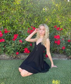 Jenna Davis black mini dress