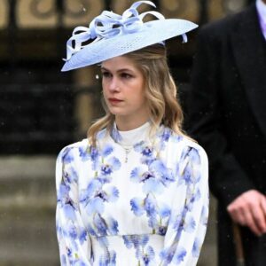 Lady Louise roya; fashion flower print wear