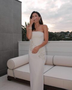 Jenna Dewan red carpet dress